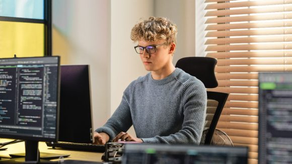 Typing on desktop