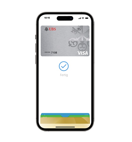 Apple Pay-Bildschirm