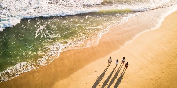 Bridge in evening light