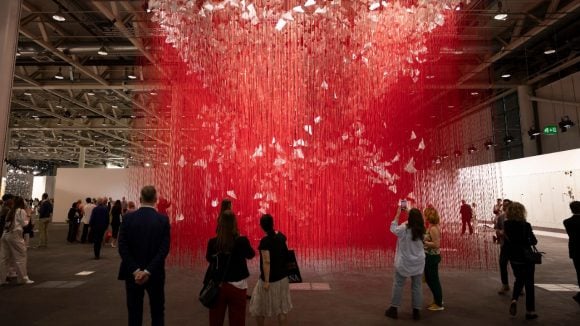 Butterfly art installation
