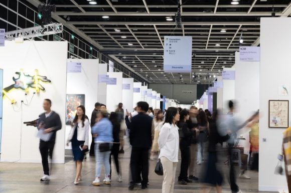 people in exhibition