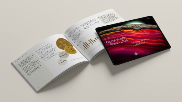 UBS Global Wealth Report 2026 cover and inside spread