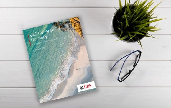 Report cover for UBS Family Office Quarterly