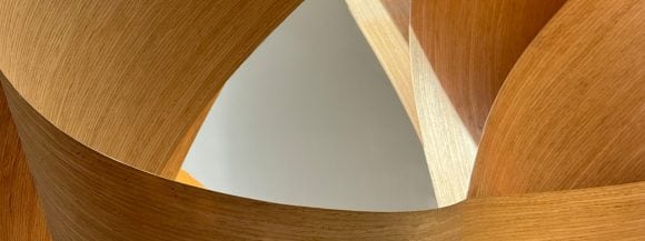 Abstract wooden construction