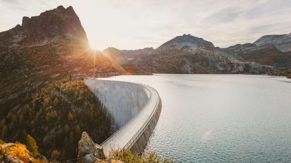 View during flight over Antarctica