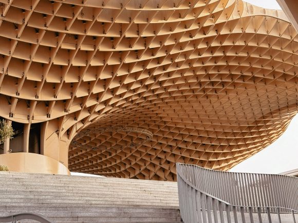 Architectural wooden structure
