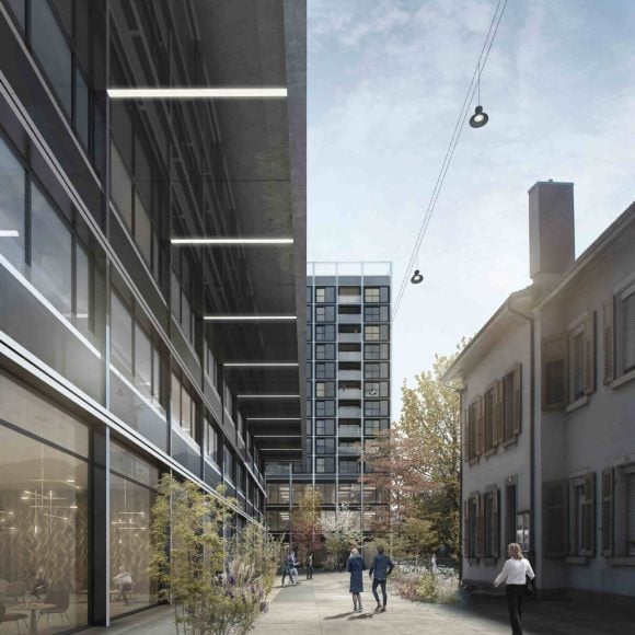 Auf 13 Stockwerken entsteht ein Kosmos zum Wohnen und Arbeiten