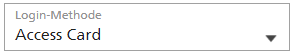 «Access Card» als Login-Methode