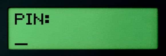 PIN eingeben