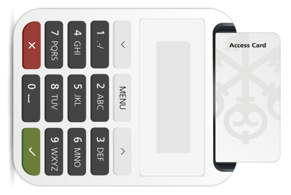 Kartenleser einschalten