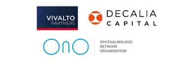Ono Holding SA und Decalia Capital und Vivalto Partners logos