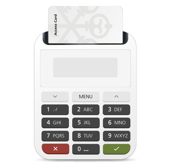 Login with Access Card and card reader