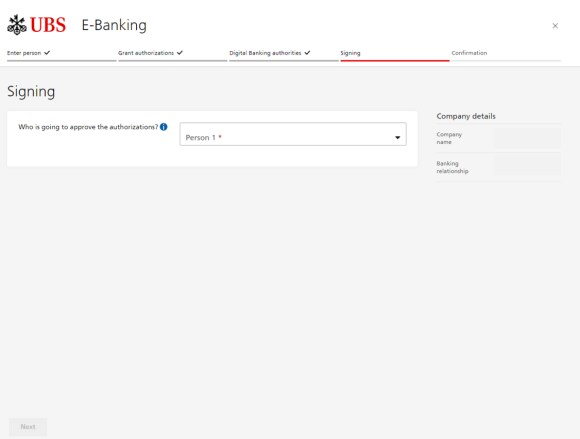 "Who is going to approve the authorizations? Selection list"