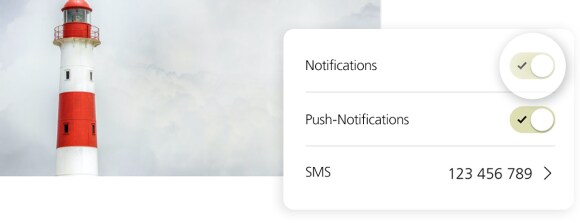 Benachrichtigungen einrichten