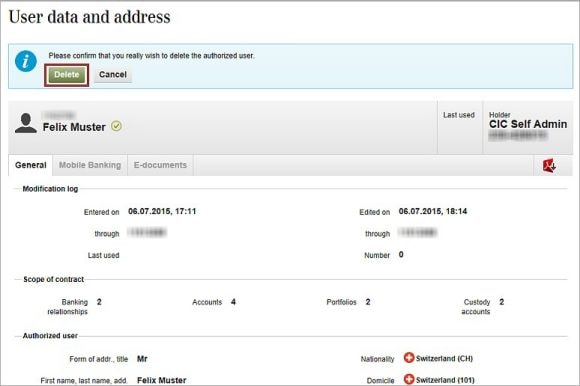 Step 3: Confirm deletion