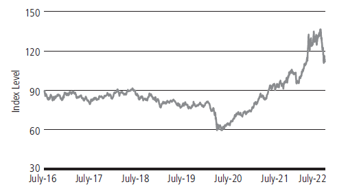 Image explicative Indice Bloomberg Commodities