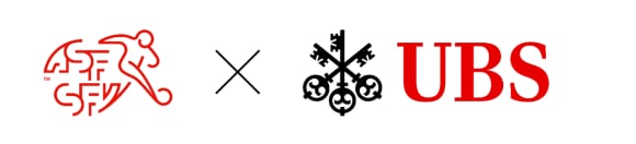L’Association suisse de football en partenariat avec UBS logo