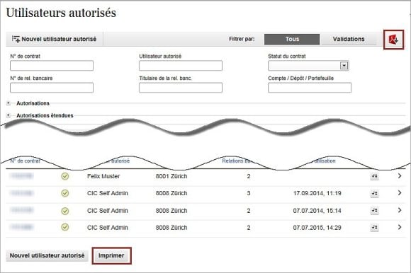 Lancer l'exportation au format PDF