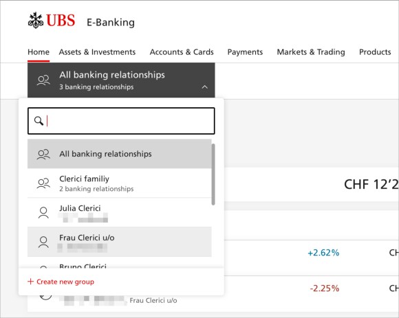 Auswahl des Kundenkontexts