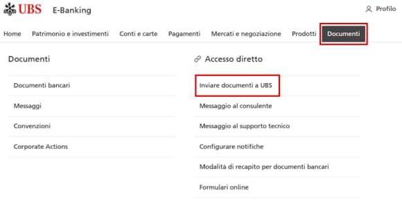 Dokumente einreichen