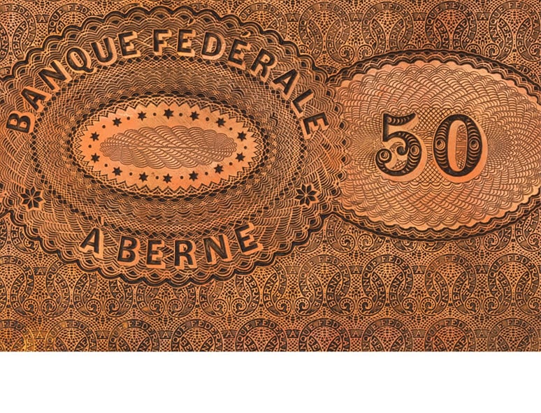 Eidgenössische Bank banknote