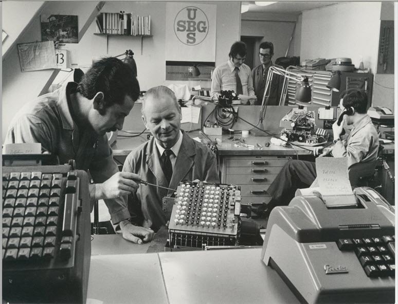 Reparaturwerkstatt für Büromaschinen