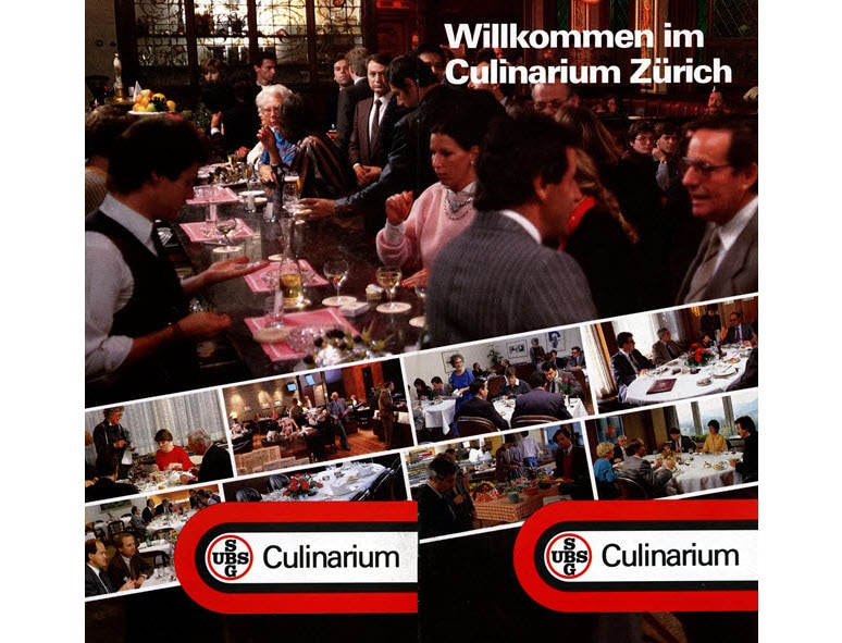 First staff restaurant in the new annex at the bank's head office