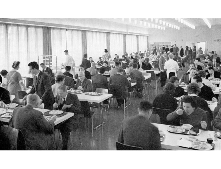 SV canteen at SBC Zurich in 1963