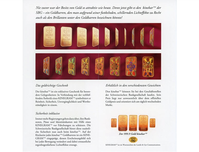 Brochure with Kinebar