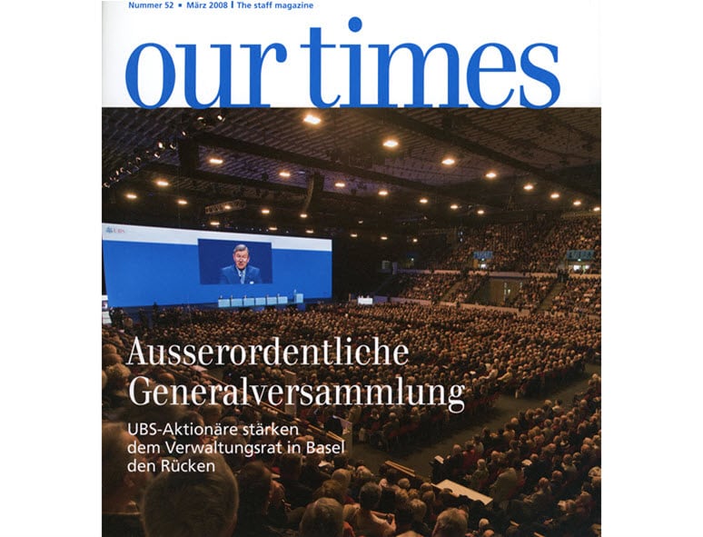 Our Times März 2008 - The staff magazine Nummer 52