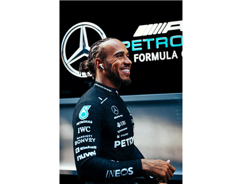 F1 driver Lewis Hamilton