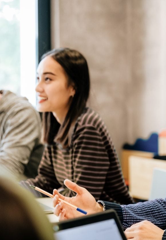 Students during seminar