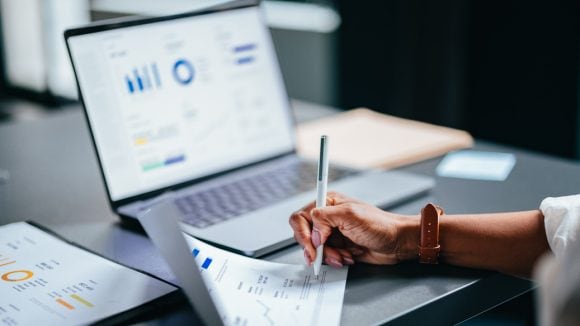 image of laptop on desk