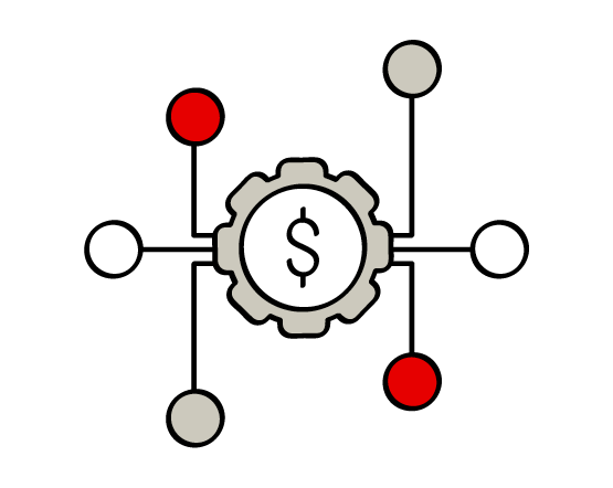 Icon of hand distribution