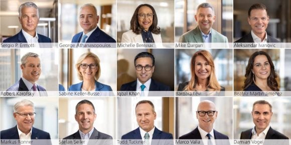 UBS Group executive board photo