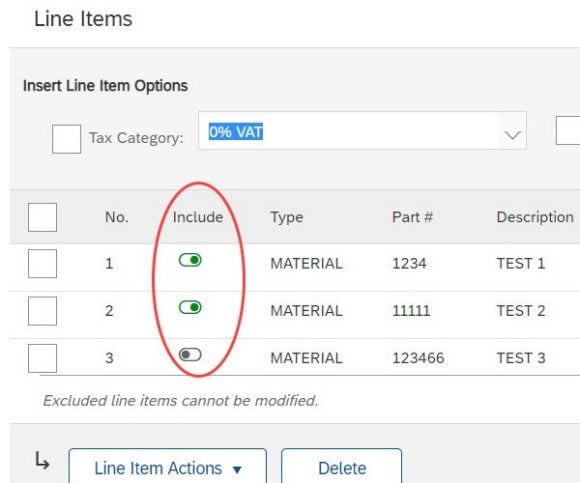 How do I create multiple invoices for the same PO in SAP Ariba?