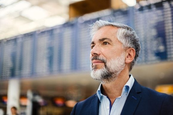 Man at airport