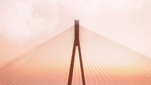 Bridge in evening light