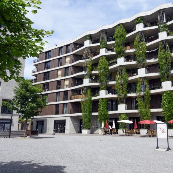 Moving lights on a road