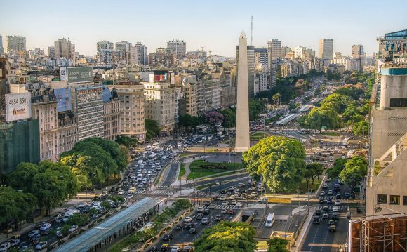 Vista de la ciudad de Buenos Aires, Argentina