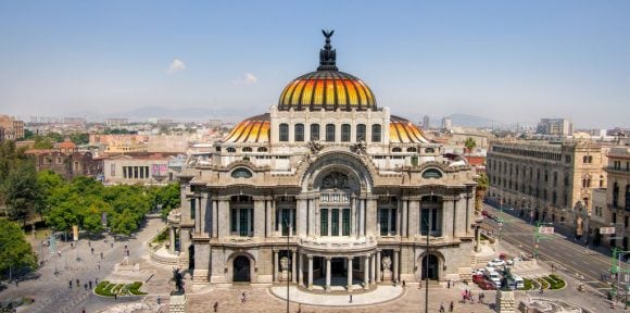 Palacio de Bellas Artes en la Ciudad de México