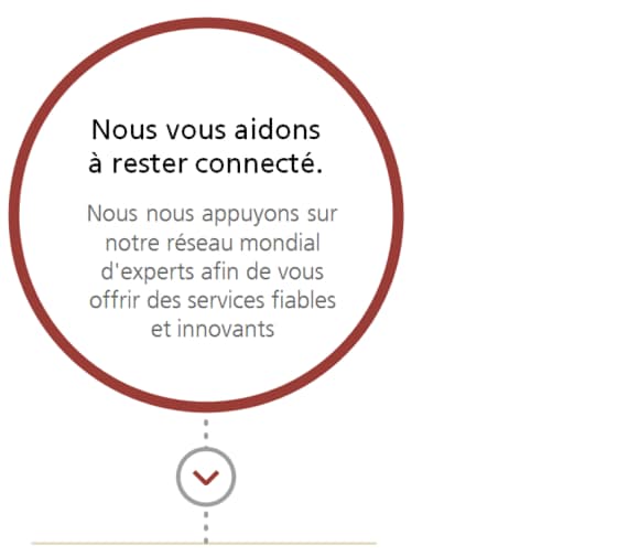 We keep you connected - We leverage our global network of experts to ensure an innovative and consistent level of service