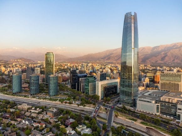Santiago de Chile city view