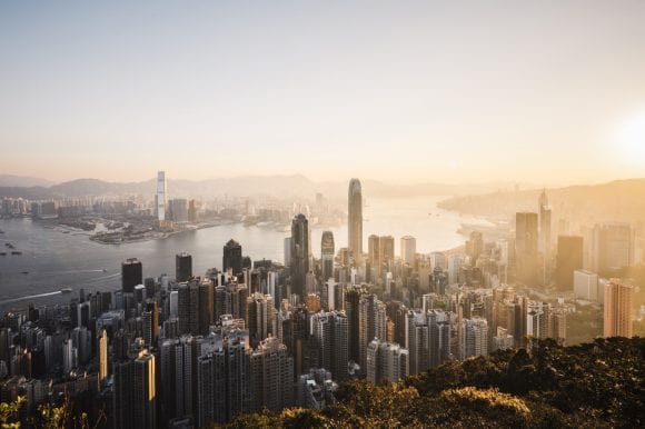 Hong Kong harbour view