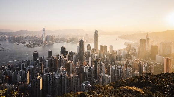 Hong Kong harbour view