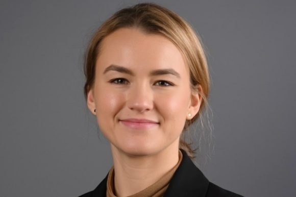 Photo of Madeline Van Hoorickx smiling at camera