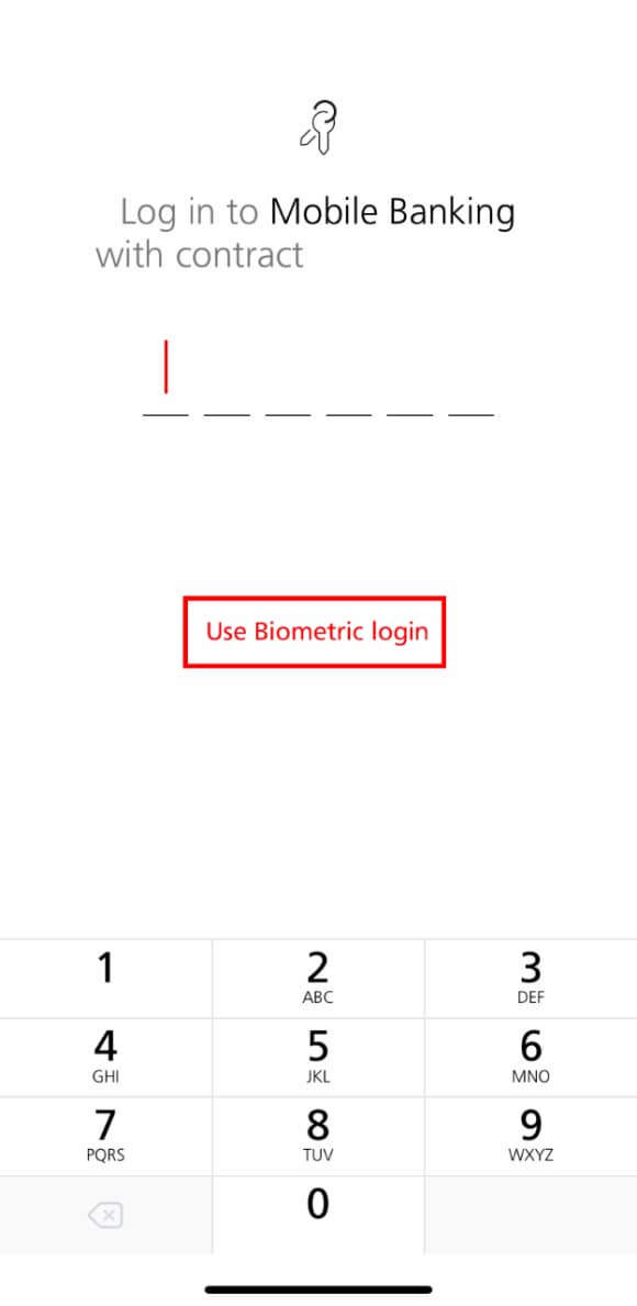 Use biometric login in the Access App