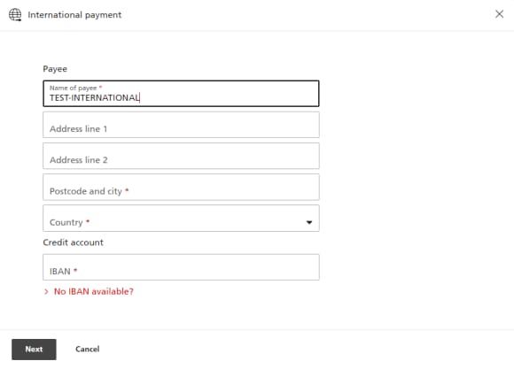 Step 4 include the payee information