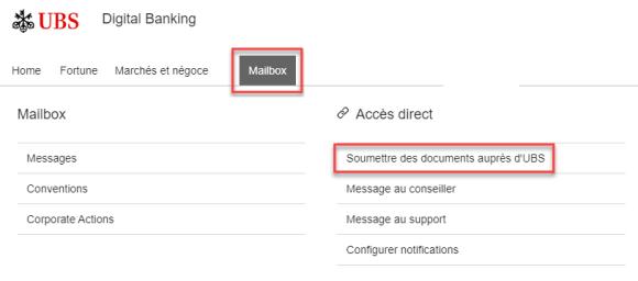 Dokumente einreichen