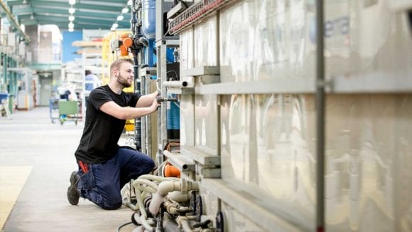 Ein zukünftiger Werttreiber: die neu entwickelte autonome Wasseraufbereitungsanlage NVTerra. Foto: Nik Hunger
